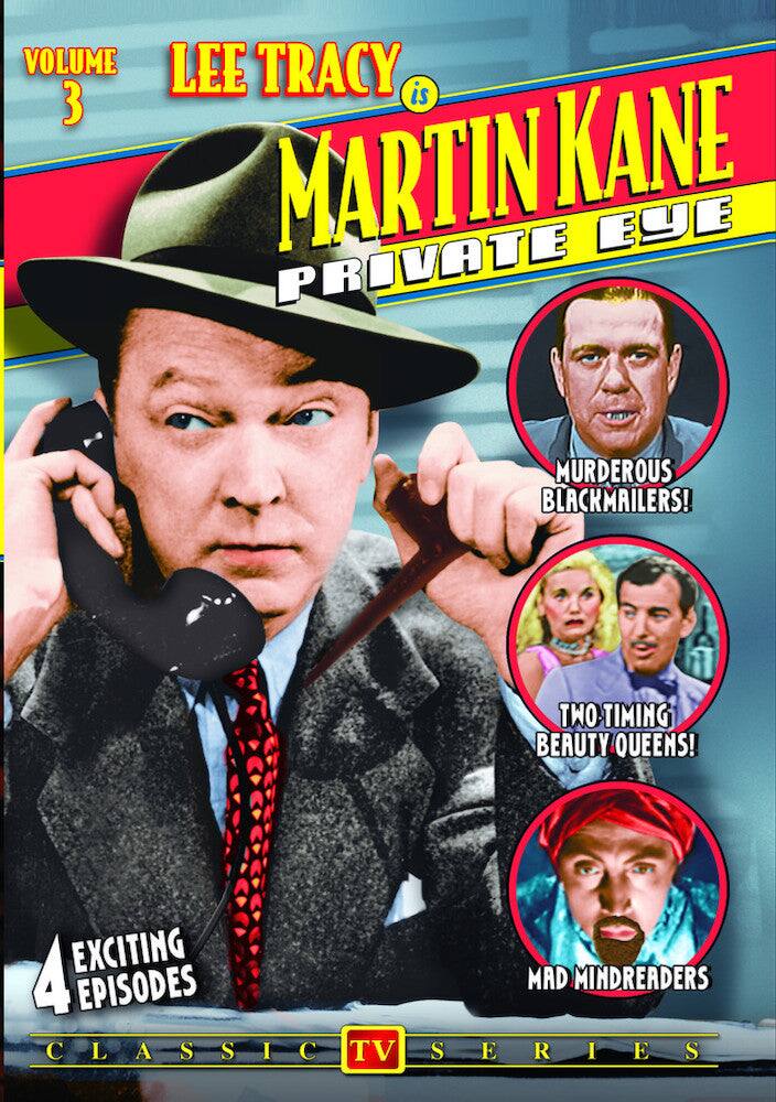Front. Martin Kane Private Eye - Volume 3 - DVD.