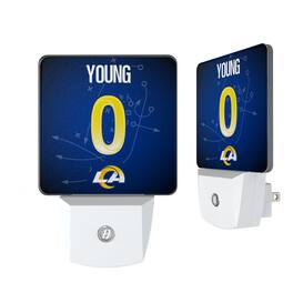 Keyscaper - Byron Young Los Angeles Rams Nightlight 2-Pack - Multicolor