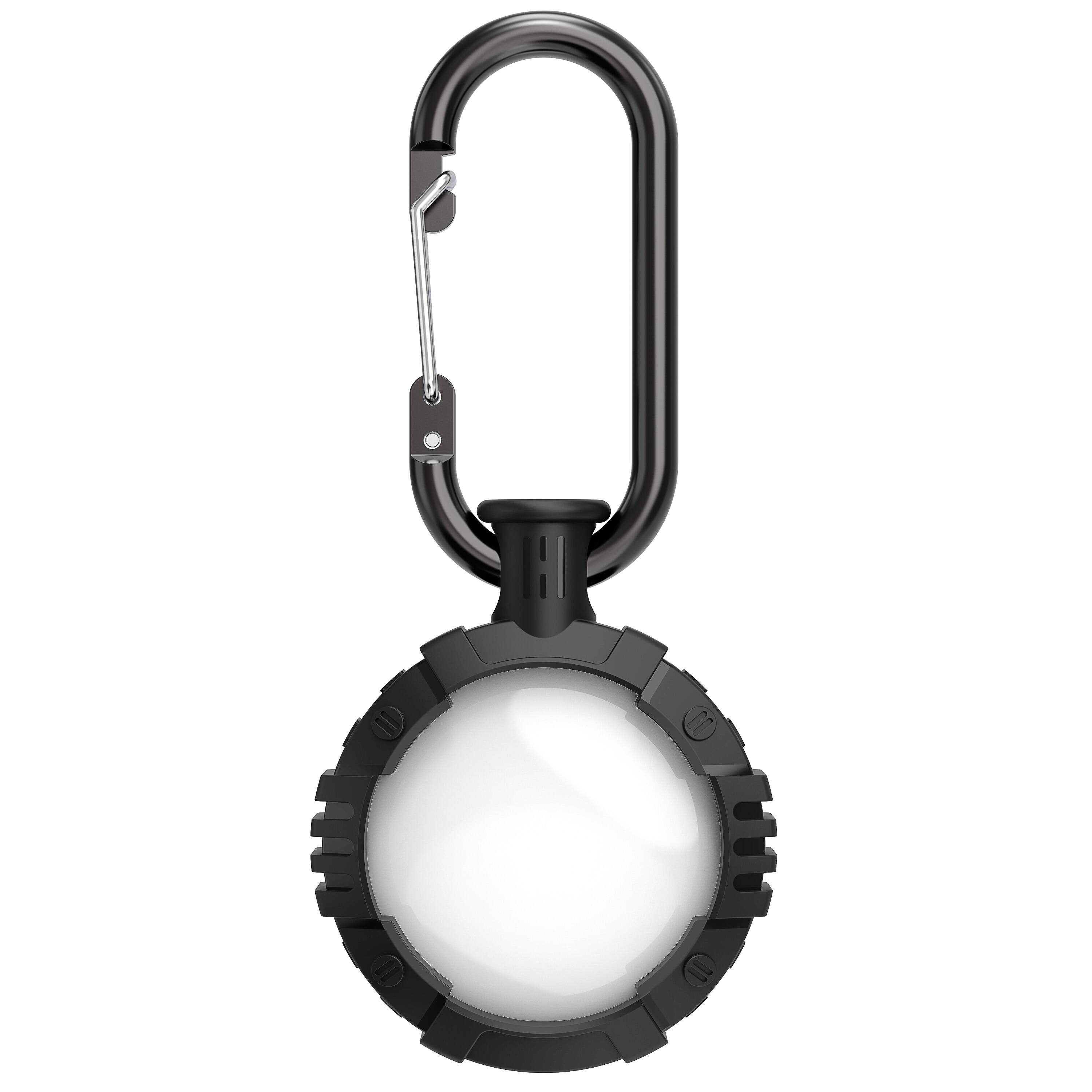 Alt View 1. Vena - For Apple AirTag Holder, AirTag Keychain Round TPU, AirTag Case Cover For Pet Dog Cat Collar Luggage, Black - Black.