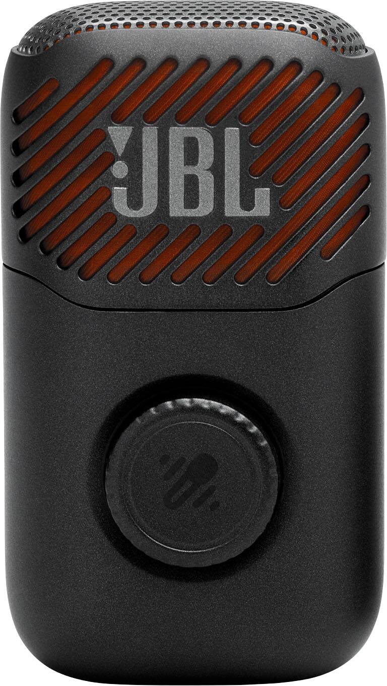 Angle. JBL - EasySing Mic Mini Wireless AI-Enabled Microphone - 2026 - Black.