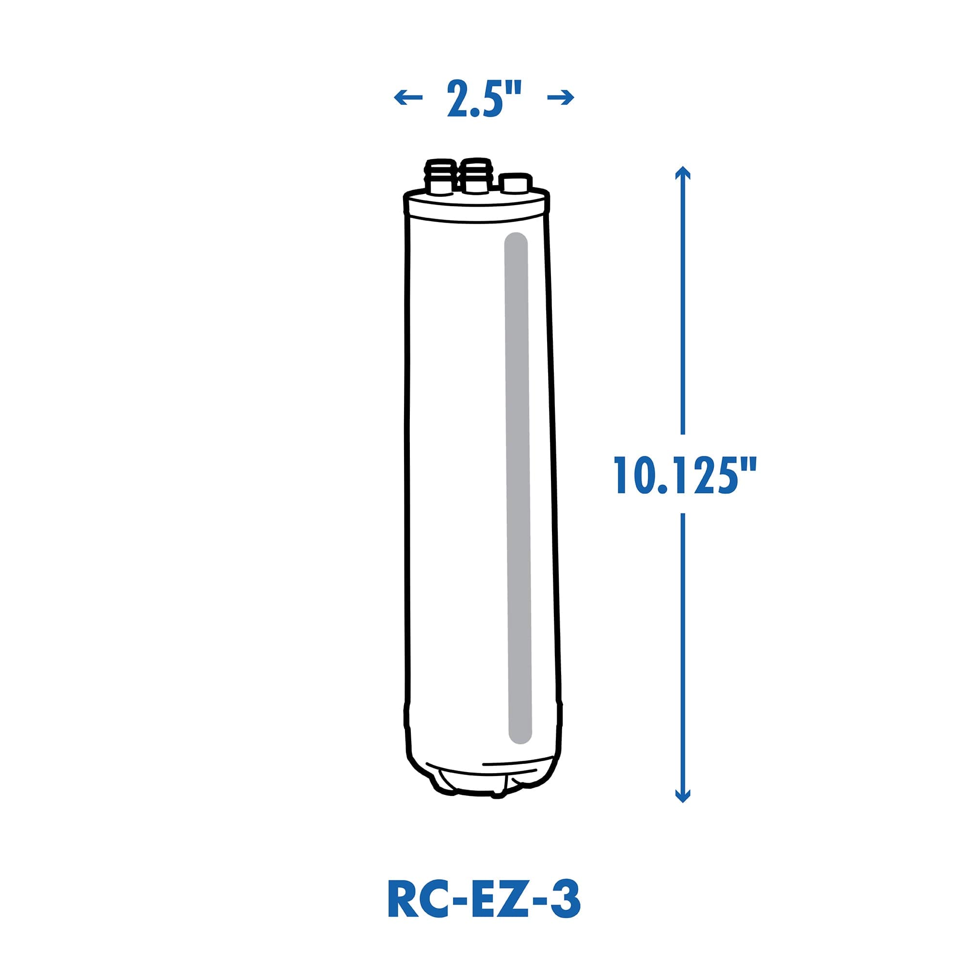 Alt View 11. Culligan - Culligan EZ-Change Replacement Advanced Filtration Water Filter Cartridge - White.