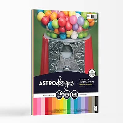 ASTRO designs  
CARDSTOCK  
PAPER CARTONNE  
72 sheets  
10 x 15 inches  
10 x 15 cm  
100% Recyclable