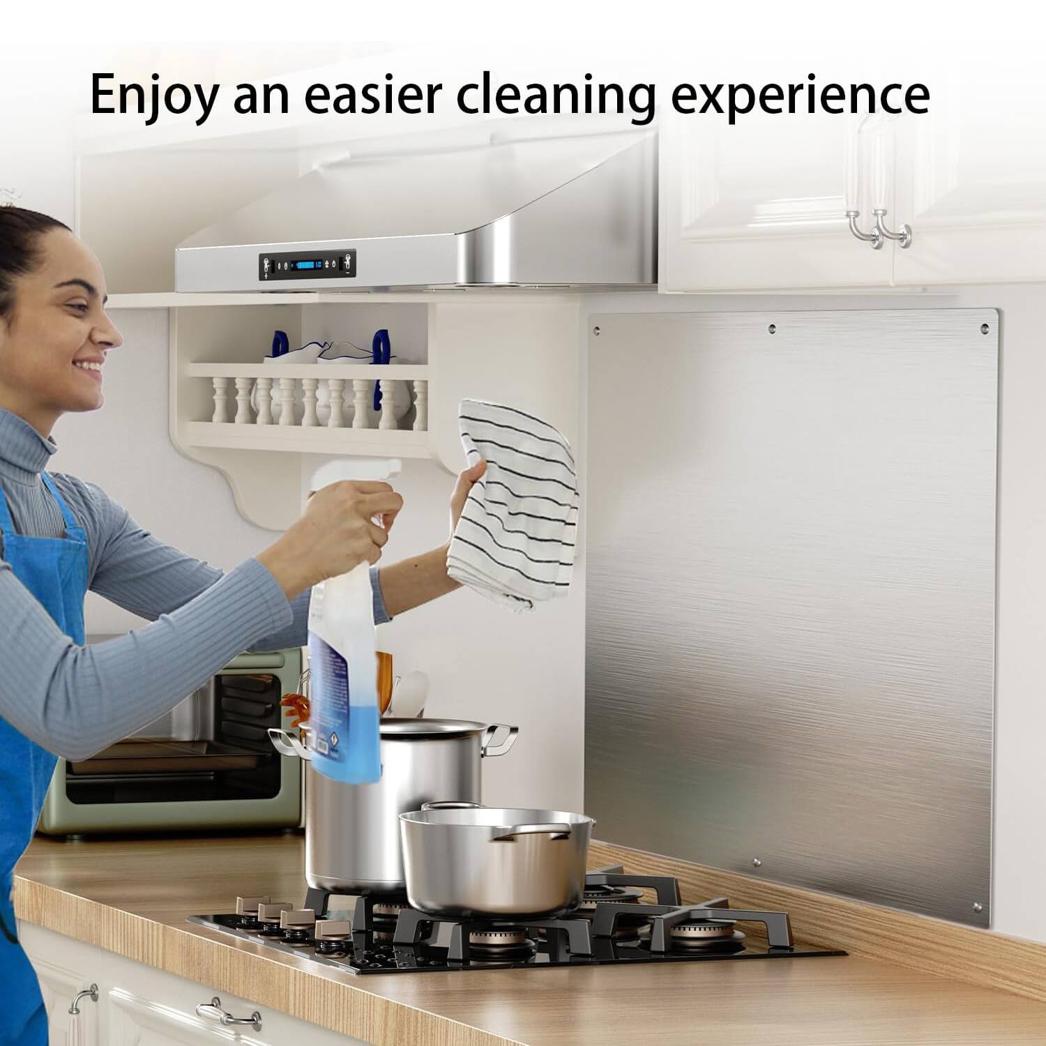 Enjoy an easier cleaning experience