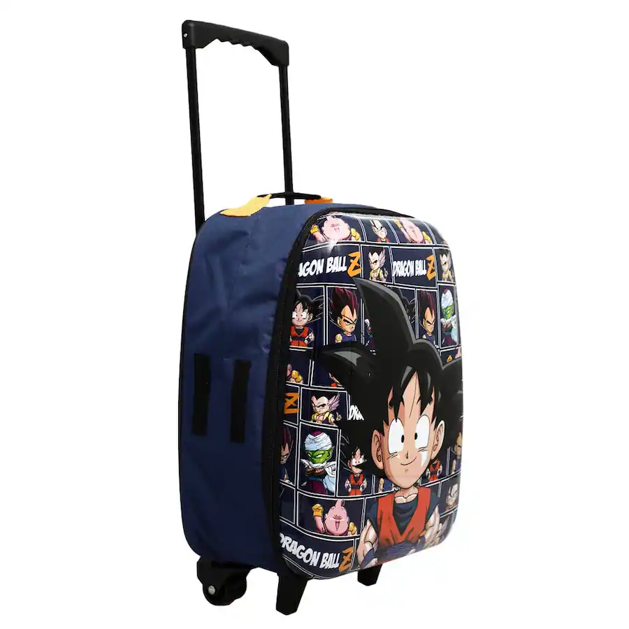 Bioworld Dragon Ball Z Kids Goku ABS Shell Collapsible Wheeled Luggage ...