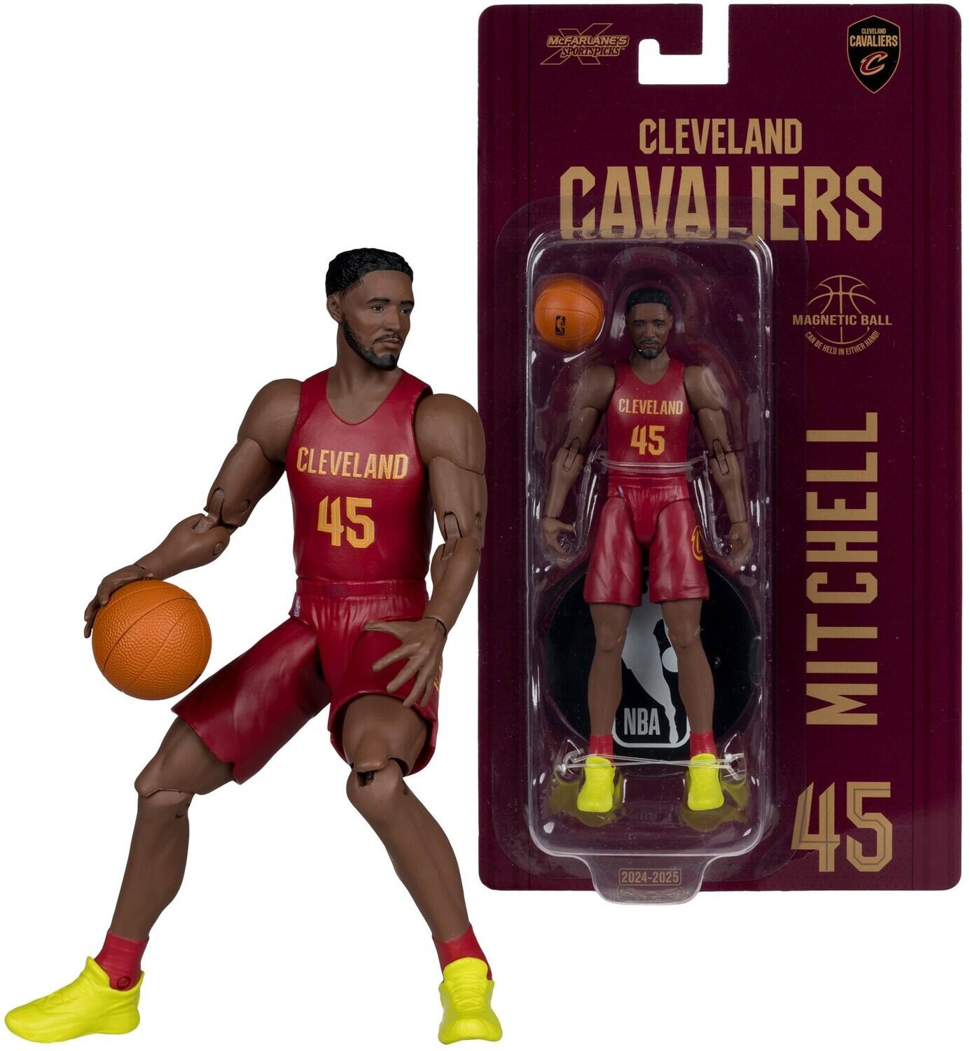 McFarlane SportsPicks - NBA - Donovan Mitchell (Cleveland Cavaliers) 6" Action Figure - COLLECTIBLES
