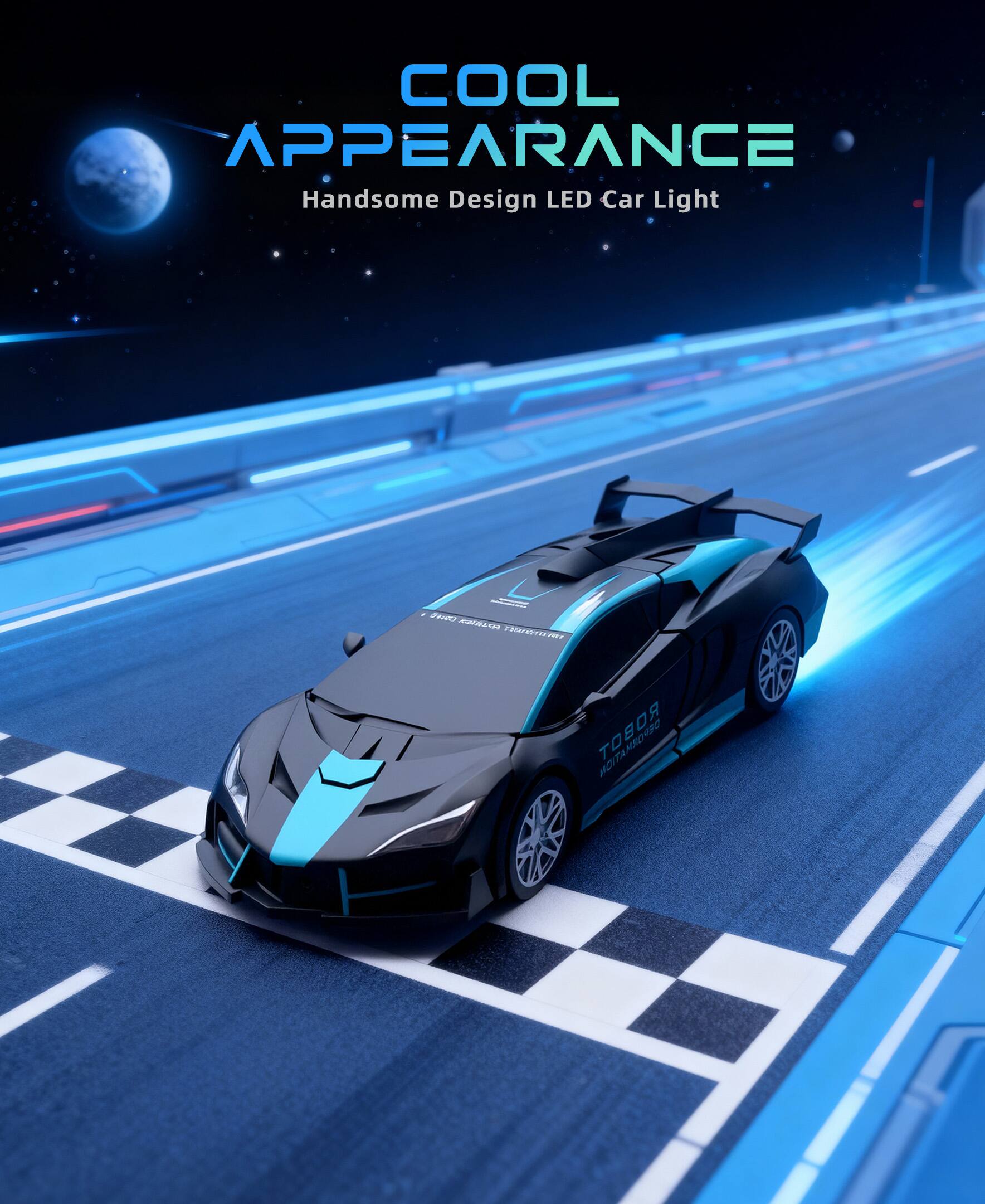 COOL APPEARANCE  
Handsome Design LED Car Light  
si0  
12508071120  
ROBOT