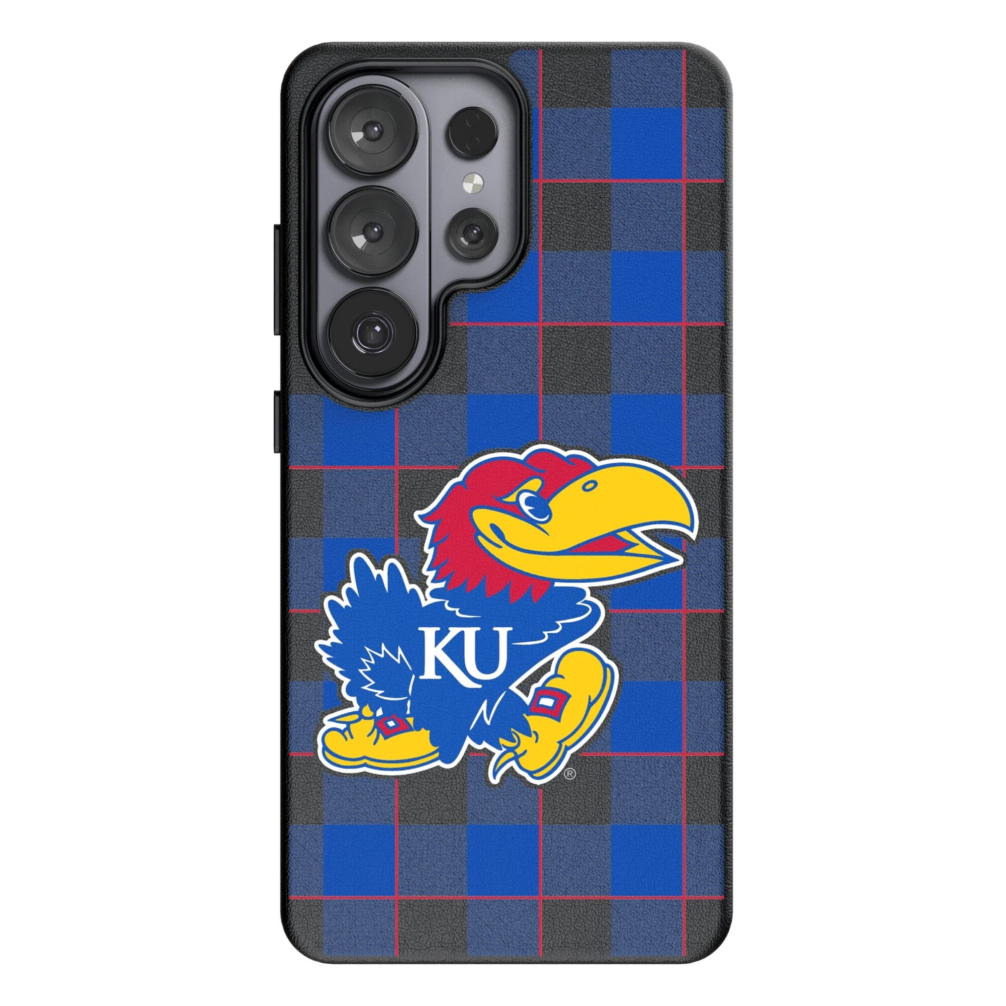 Keyscaper - NCAA - Kansas Jayhawks Plaid Galaxy Magnetic Bump Case - S26 Plus - Black price history on PriceWatchPro