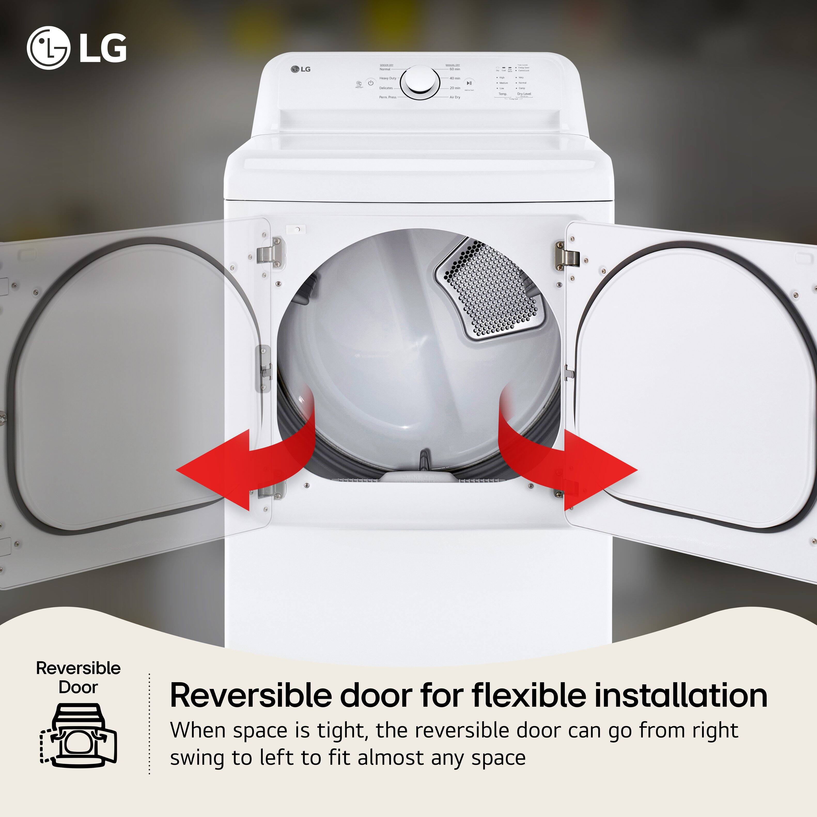 LG - Reversible Door

Reversible door for flexible installation

When space is tight, the reversible door can go from right swing to left to fit almost any space