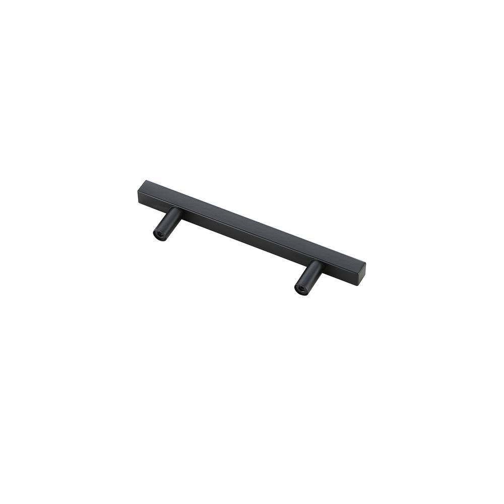 Left. Elegant Decor - Dior 4" Center to Center Matte Black Bar Pull Multipack (set of 10) - Matte Black.