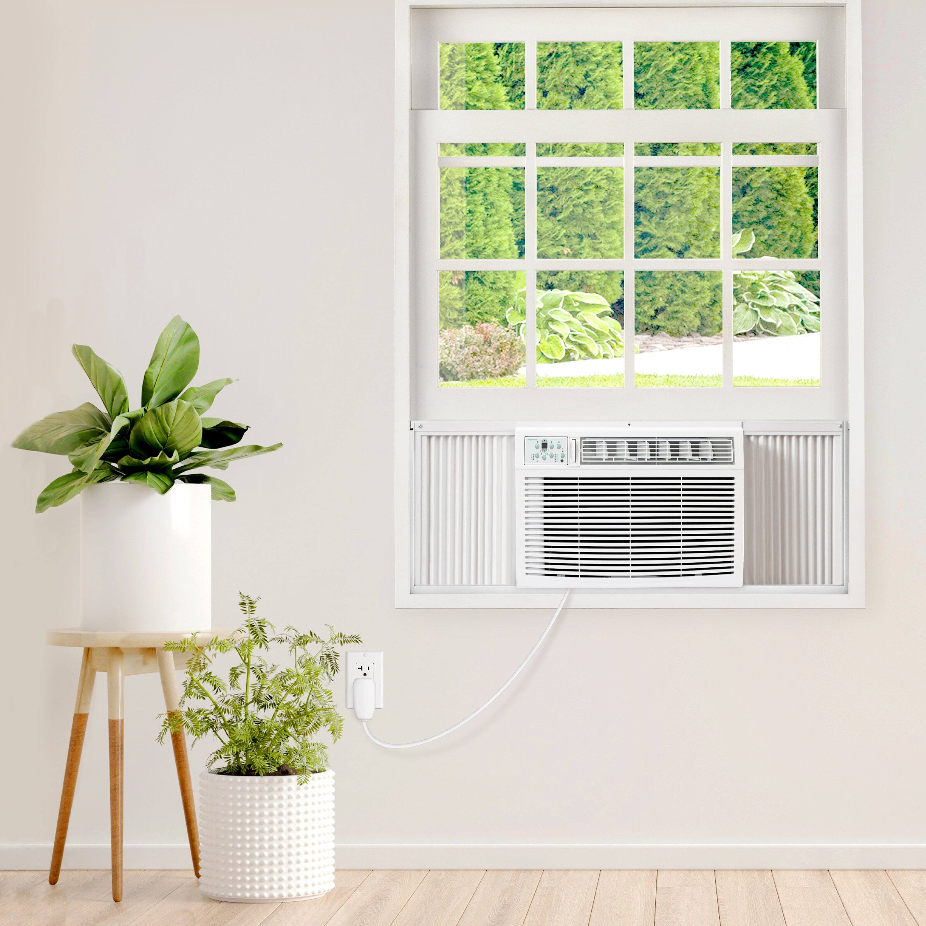 Alt View 16. Keystone - 18,000 BTU 1000 Sq. Ft. 230V  Window/Wall Air Conditioner with Follow Me LCD Remote Control - White.