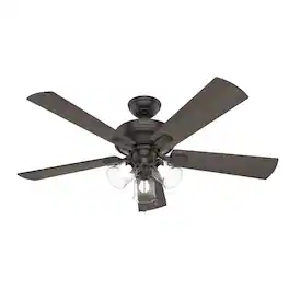 Hunter - Crestfield 52 in. Bronze LED Indoor Ceiling Fan