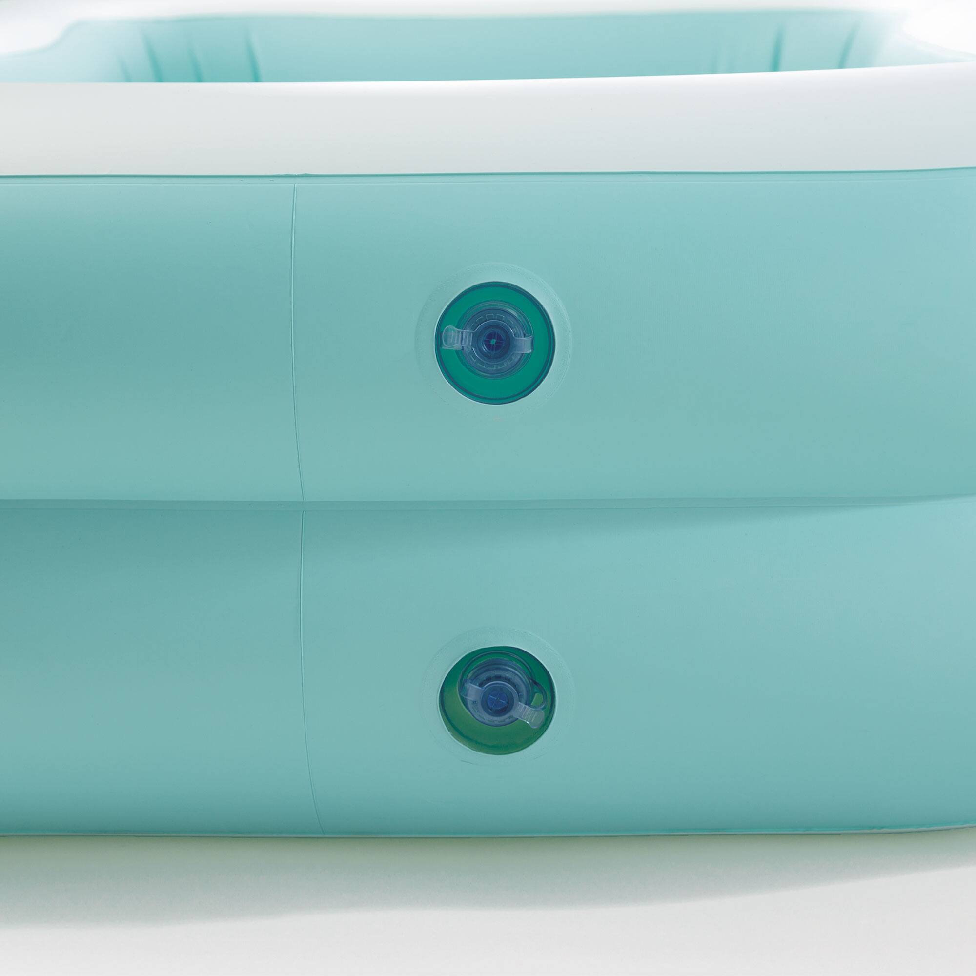 Alt View 4. Intex - Intex 57181EP 7.5ft x 4.8ft x 18in Aqua Swim Center Inflatable Kiddie Pool - Aqua.