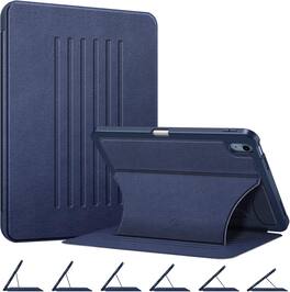 Fintie - Case for iPad (A16) 11th Gen 11-inch / iPad 10th Gen 10.9" | Magnetic Stand, Rugged Shockproof TPU Back Cover - Navy