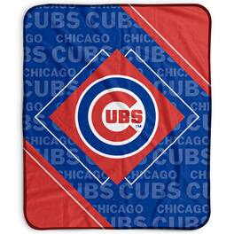 Pegasus - Chicago Cubs 50" x 60" Diamond Logo Fleece Blanket - Multicolor