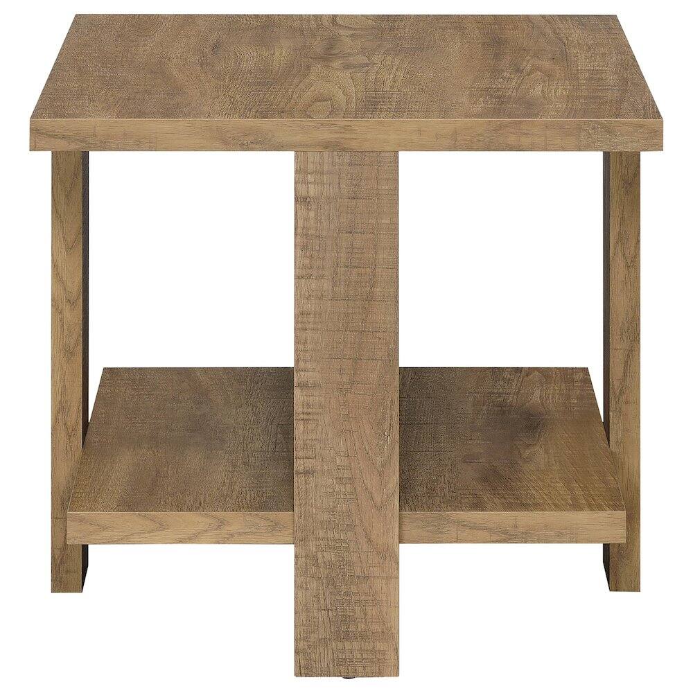 Alt View 4. Coaster Co. of America - Dawn 2-piece Round Coffee and End Table Set Mango Brown - Green.