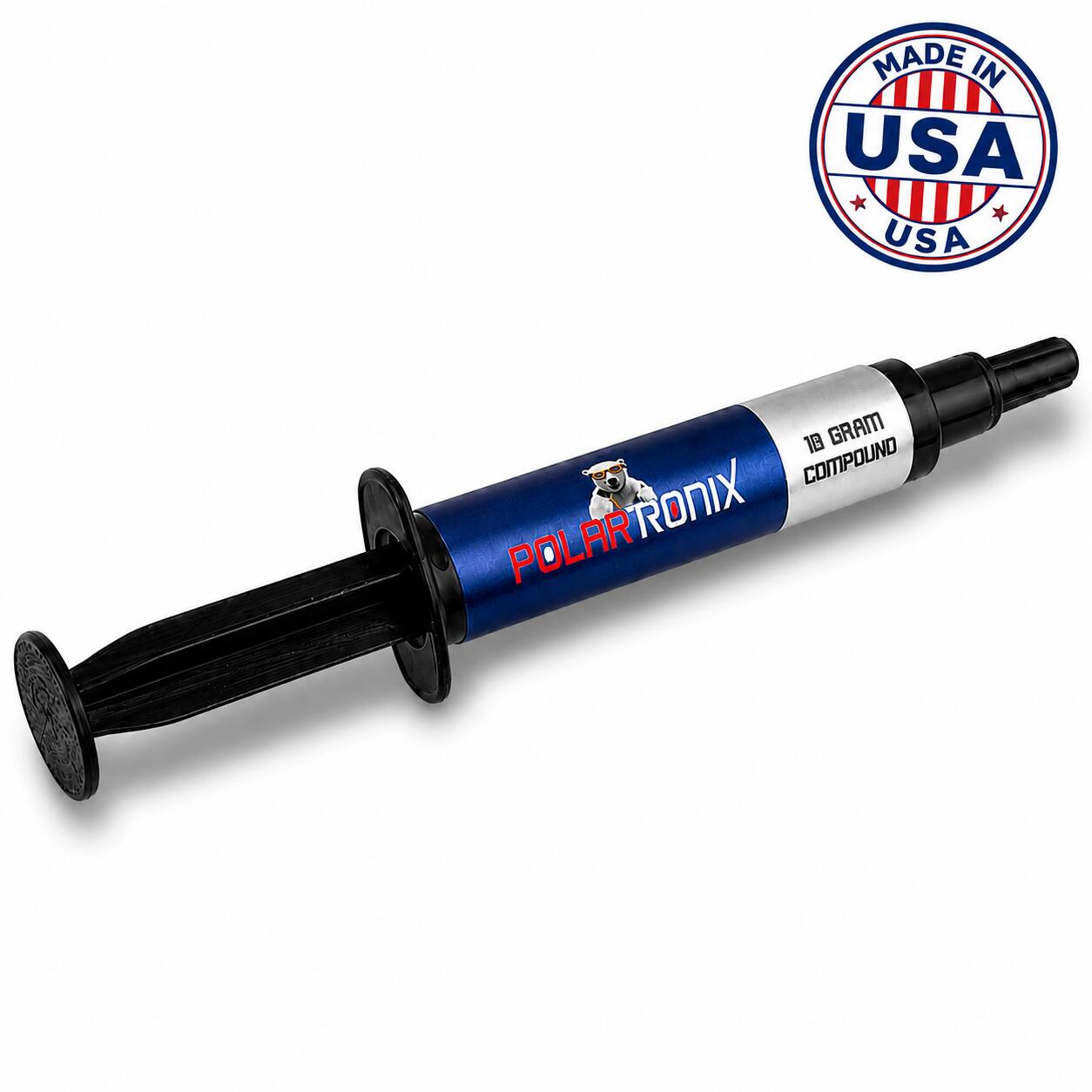 MADE IN USA  
18 GRAM COMPOUND  
POLARTRONIX