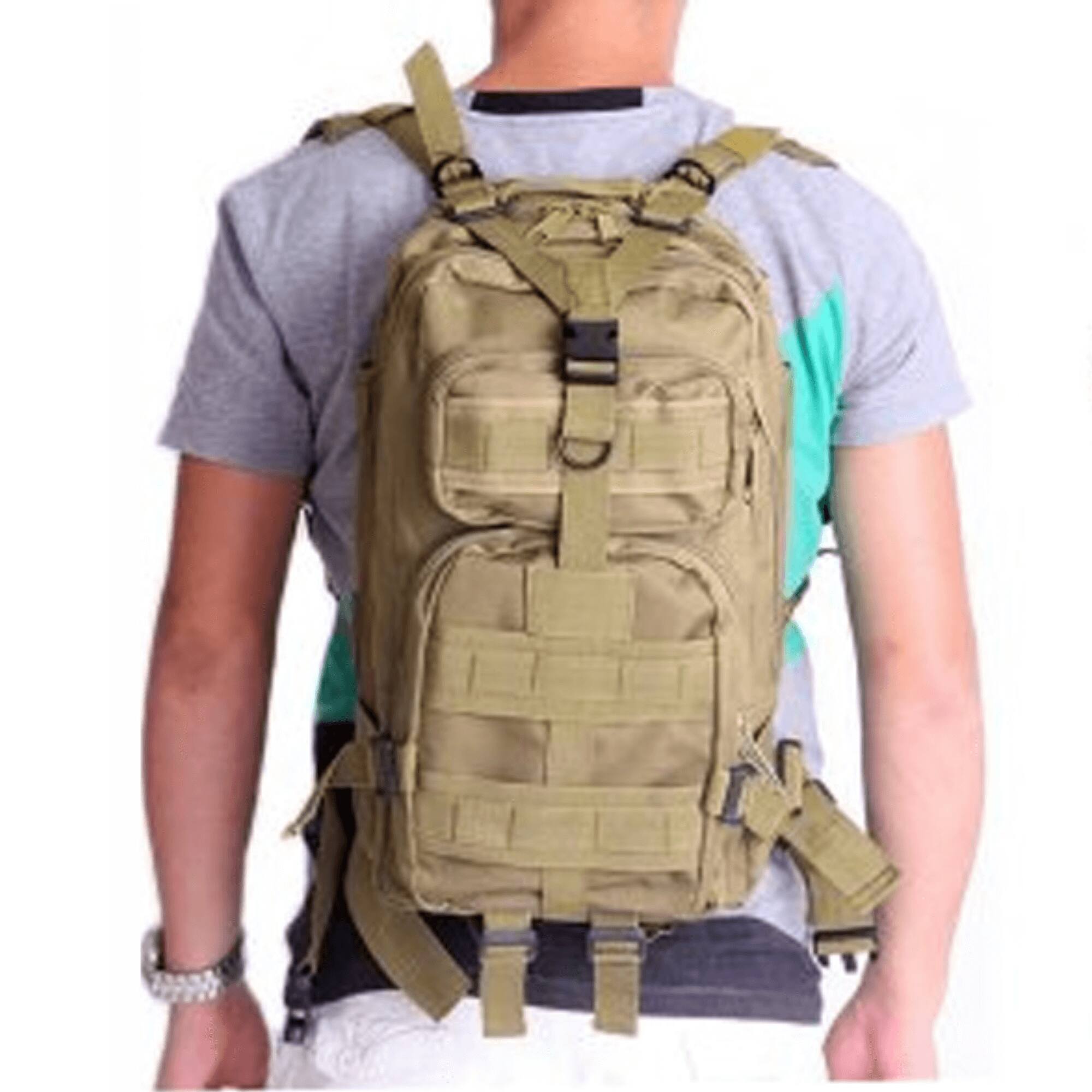 Alt View 7. XGear Tactical - Small 30L Tactical Backpack Survival Bag - Khaki.