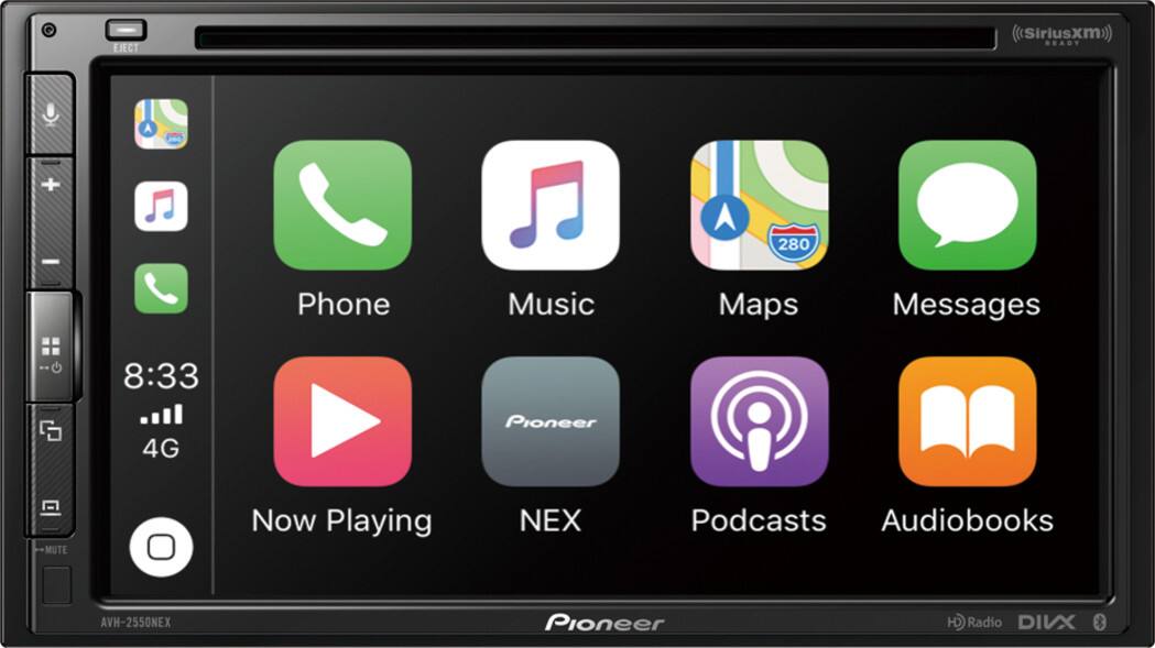 Alt View 11. Pioneer - 6.8" Android Auto and Apple CarPlay Bluetooth Digital Media (DM) Receiver - Black.