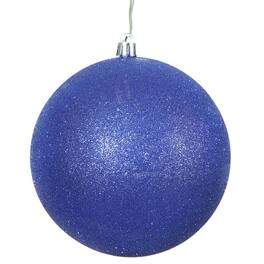 Vickerman - 10" Cobalt Glitter Ball Drilled Cap - Cobalt Blue