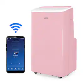 Commercial Cool - 6350 BTU Portable Air Conditioner - Pink
