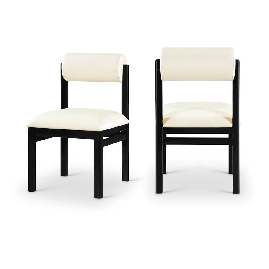 Meridian Furniture Roundhill Vegan Leather Upholstered Dining