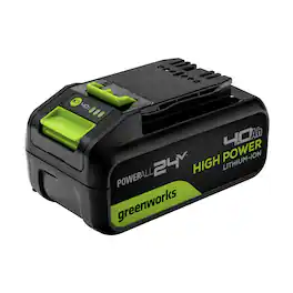 Greenworks - 24V BAG70009 Lithium-Ion Battery, Black
