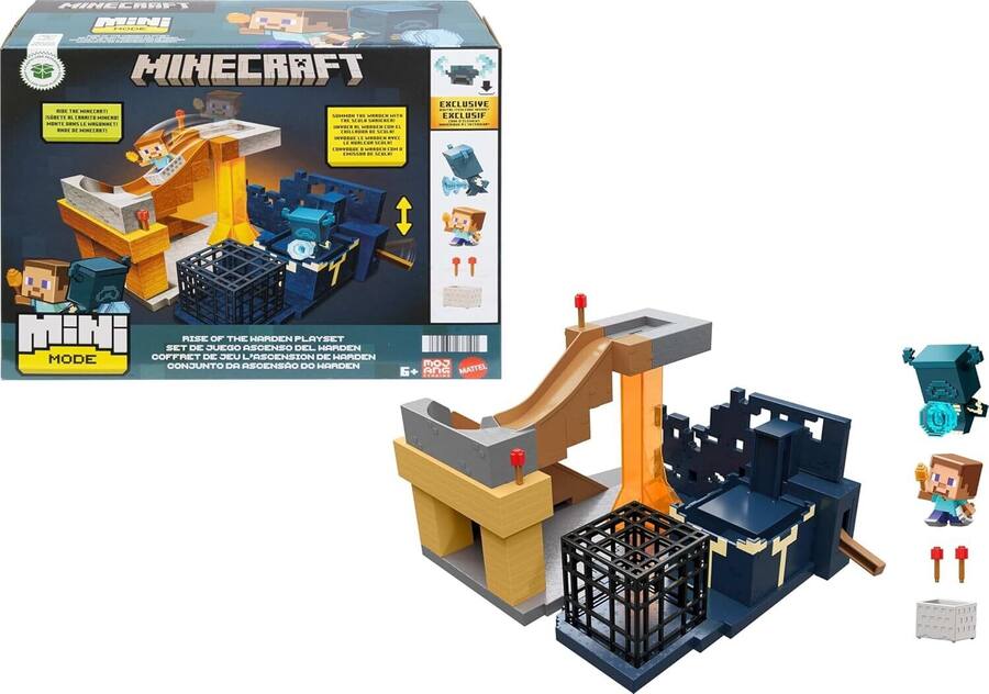 Mattel Minecraft Rise of the Warden Playset Collectibles