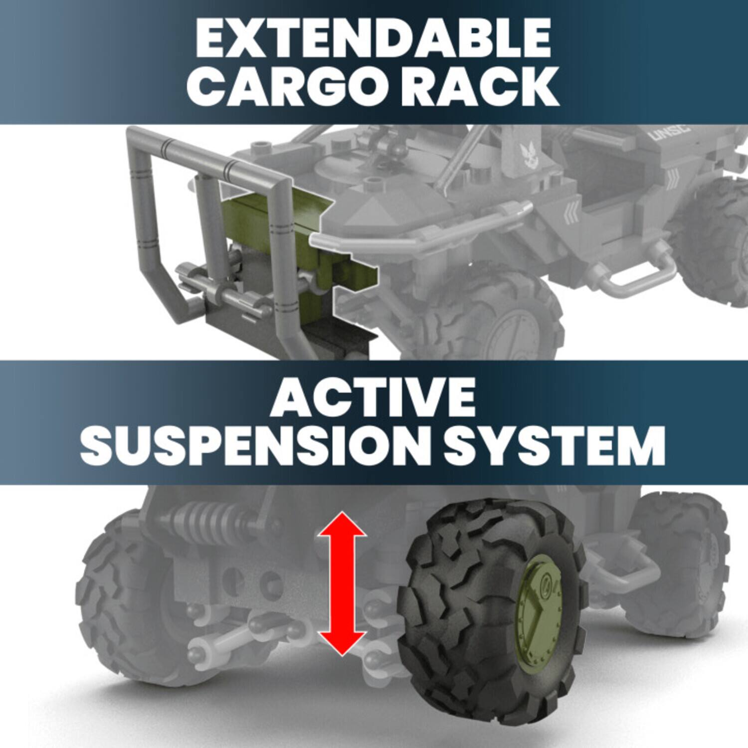 EXTENDABLE CARGO RACK

ACTIVE SUSPENSION SYSTEM