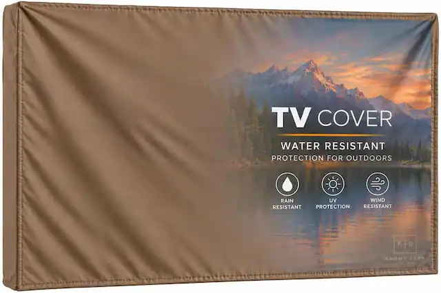 TV COVER
WATER RESISTANT
PROTECTION FOR OUTDOORS
RAIN RESISTANT
UV PROTECTION
WIND RESISTANT
K
G
KHOMO GEAR