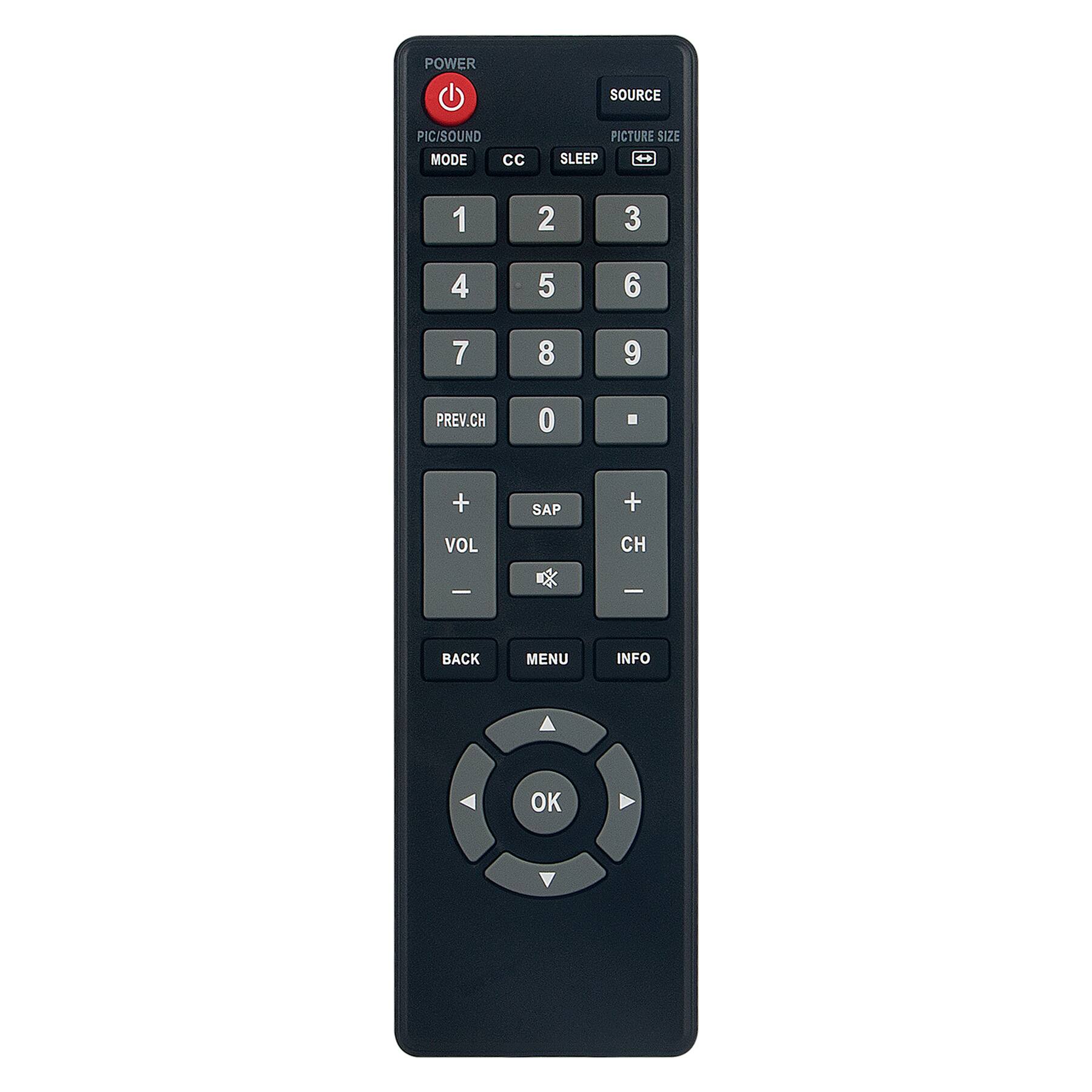 ALLIMITY - NH317UP Replacement Remote, Fit for Magnavox TV NH313UP 32ME306V/F7 32ME306V/F7B 40ME338V/F7 40ME338V/F7B 40ME325V/F7A - Black