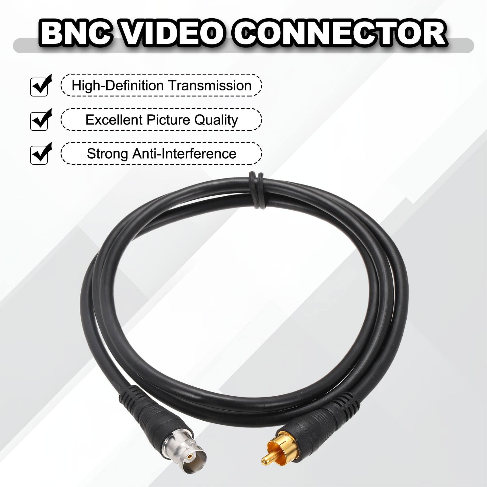 BNC VIDEO CONNECTOR

- High-Definition Transmission
- Excellent Picture Quality
- Strong Anti-Interference