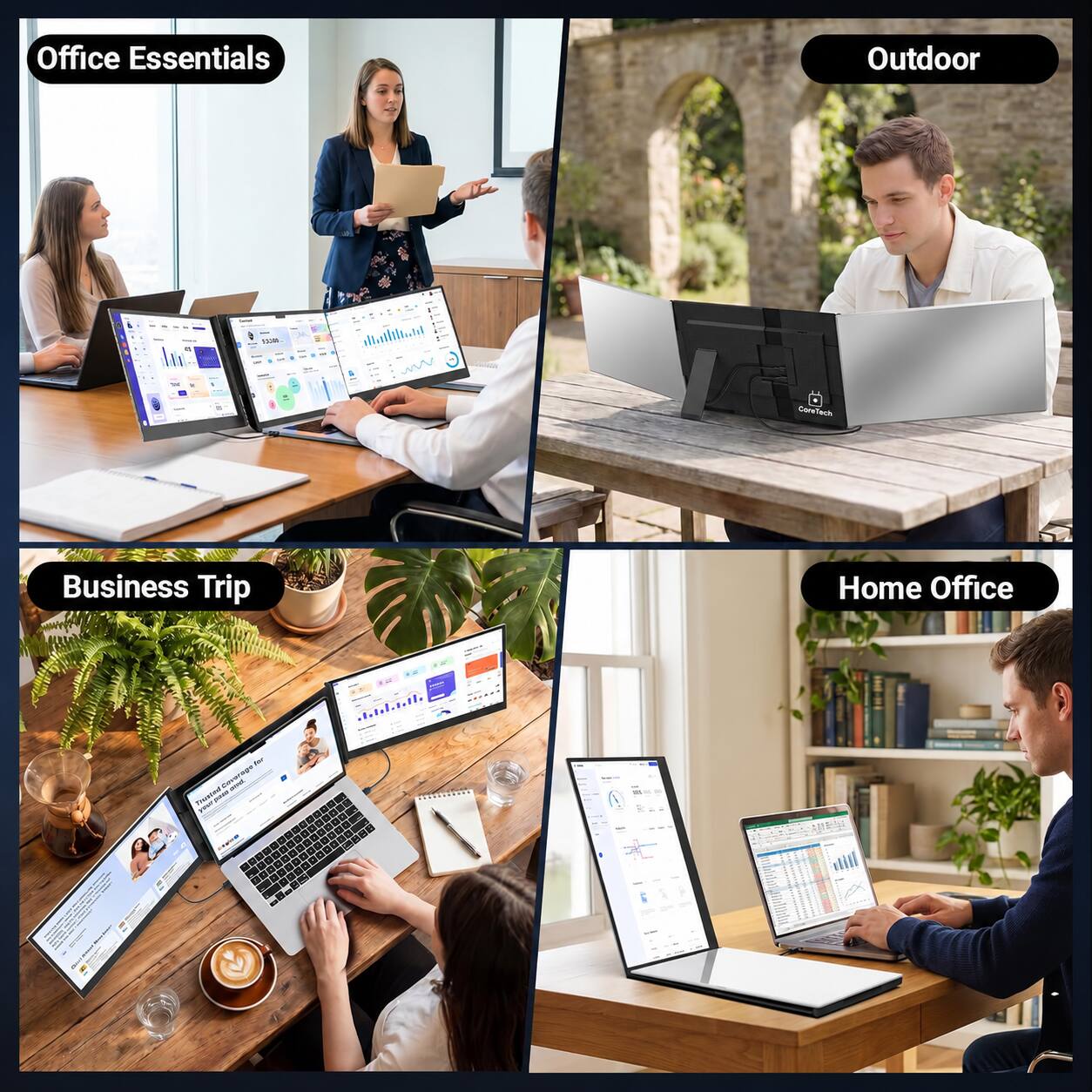 Office Essentials  
Outdoor  
Business Trip  
Home Office