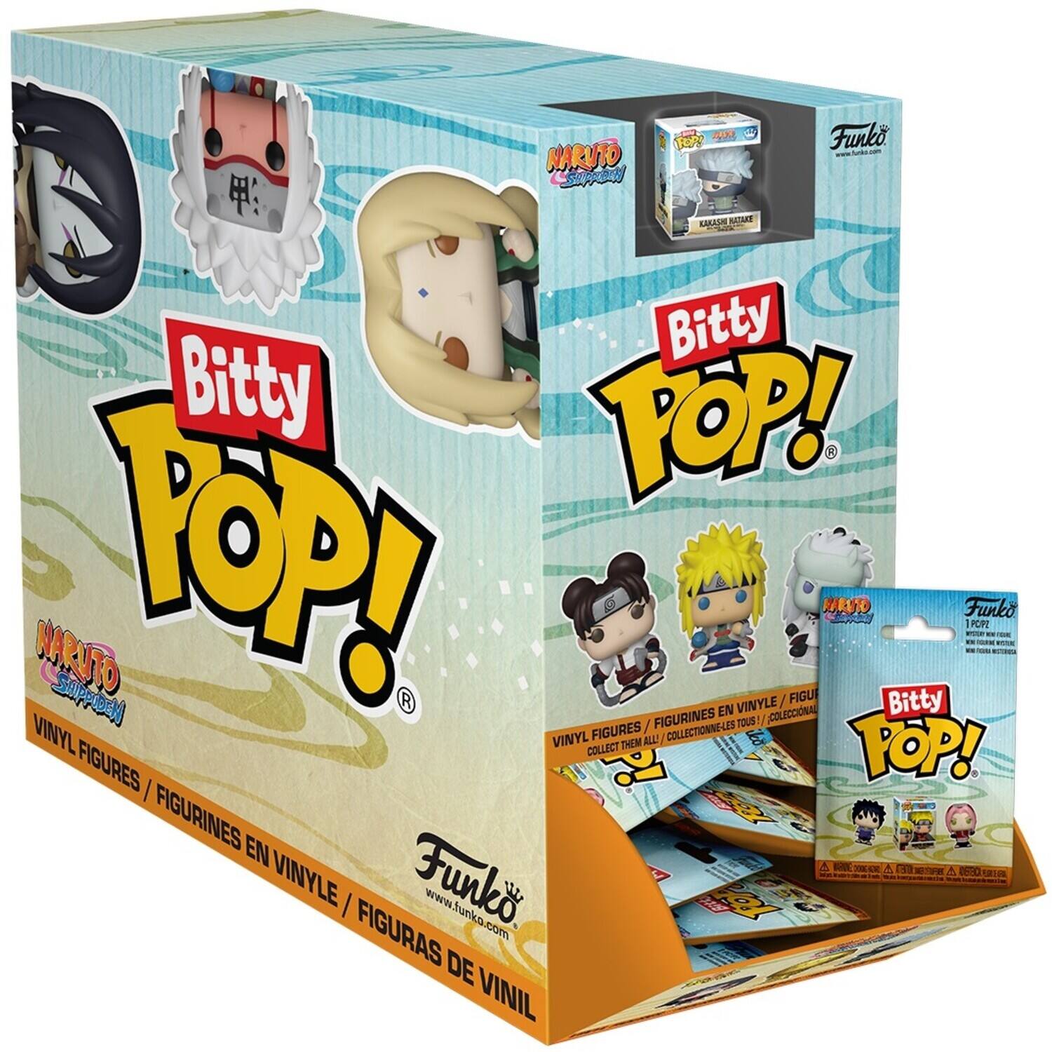 NARUTO SUPPOSÉ  
Bitty POP!  
VINYL FIGURES / FIGURINES EN VINYLE / FIGURAS DE VINIL  
COLLECT THEM ALL! / COLLECTIONNE-LES / COLECCIONALAS!  
Funko  
www.funko.com  

NARUTO SUPPOSÉ  
KAKASHI HATAKE  
VINYL FIGURES / FIGURINES EN VINYLE / FIGURAS DE VINIL  
COLLECT THEM ALL! / COLLECTIONNE-LES / COLECCIONALAS!  
Funko  
www.funko.com