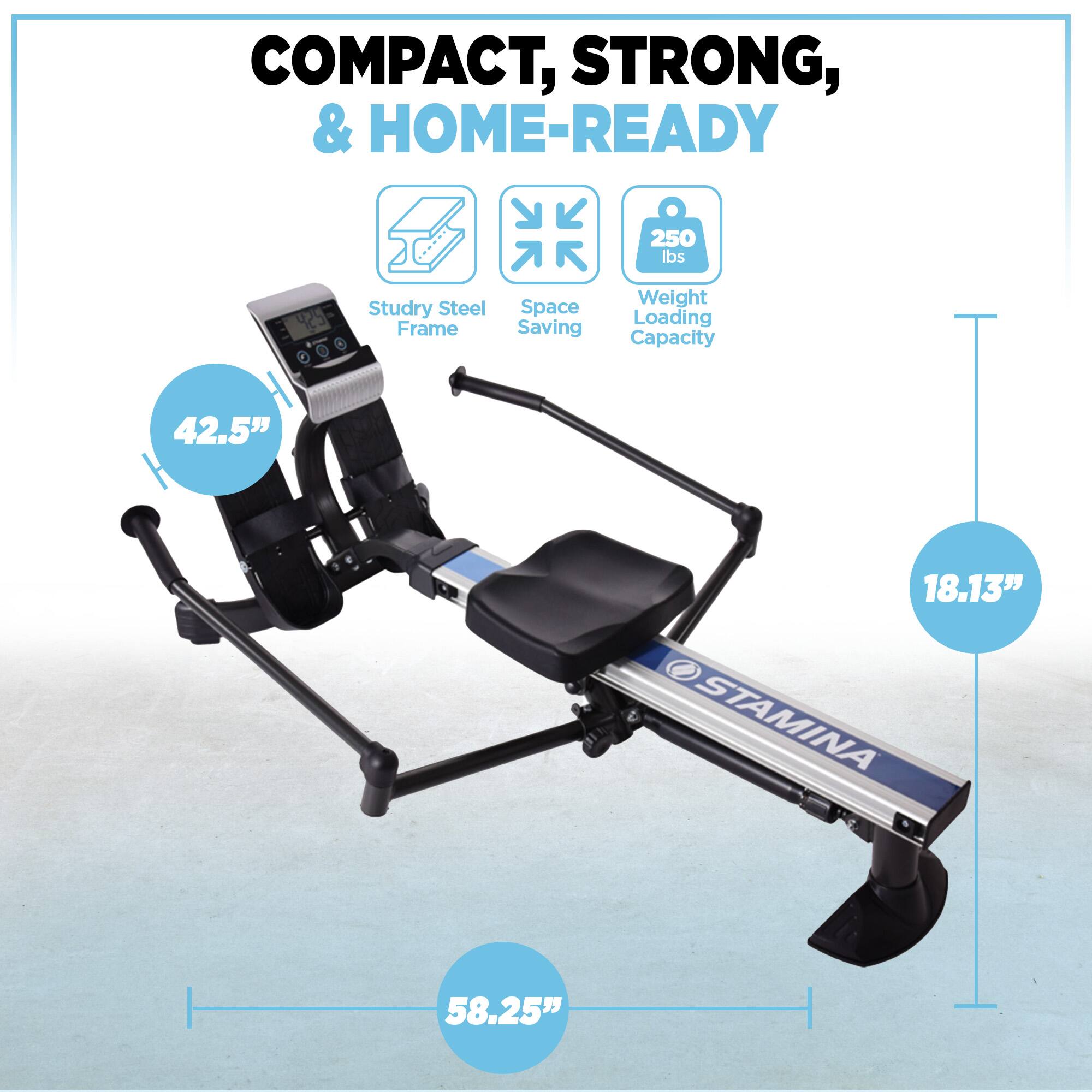 COMPACT, STRONG, & HOME-READY  
250 lbs  
Sturdy Steel Frame  
Space Saving  
Weight Loading Capacity  
42.5" x 18.13" x 58.25"