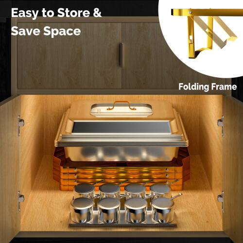 Easy to Store & Save Space  
1 Folding Frame