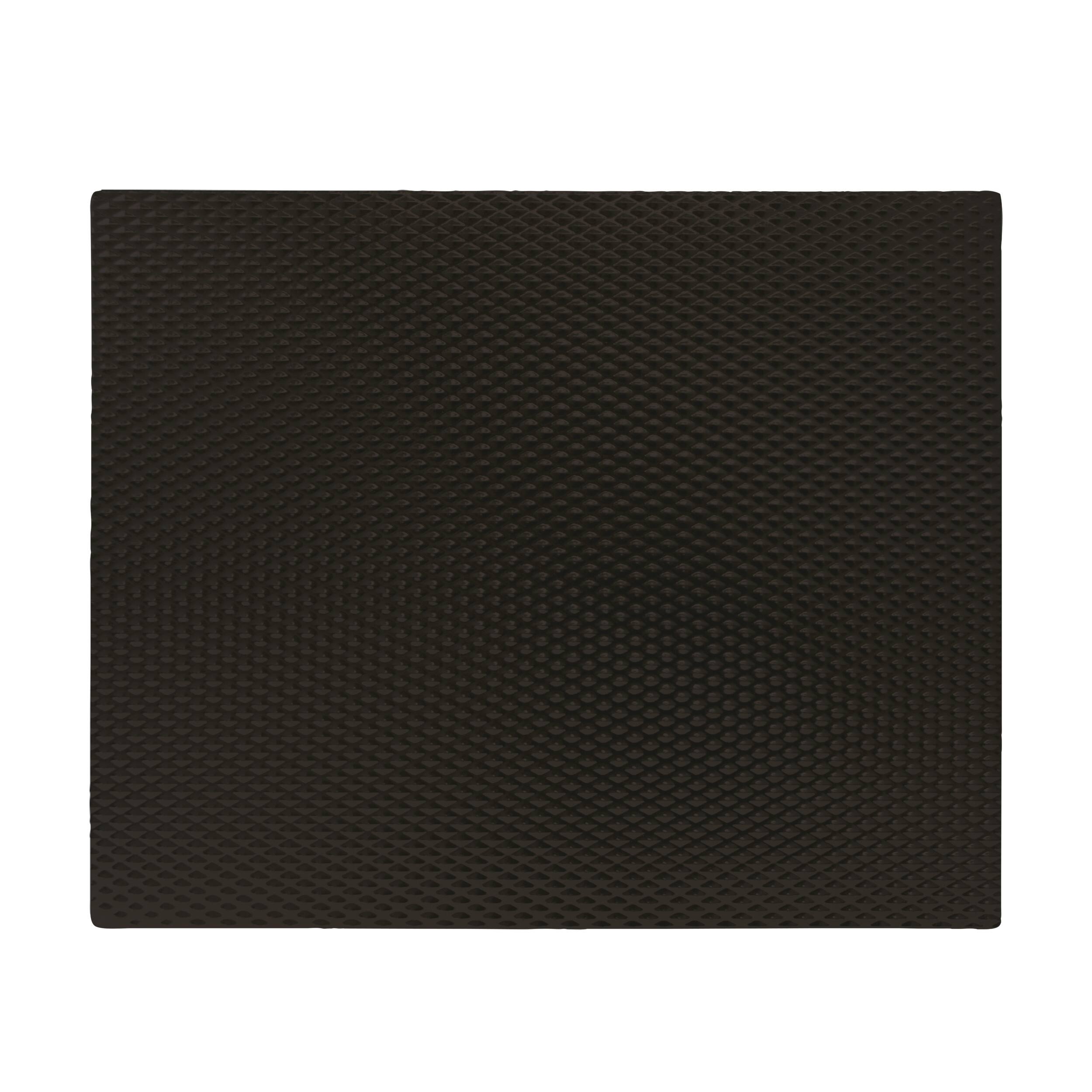 Front. Range Kleen - 14 x 17-Inch Matte Black Nonslip Counter Protective Mat.