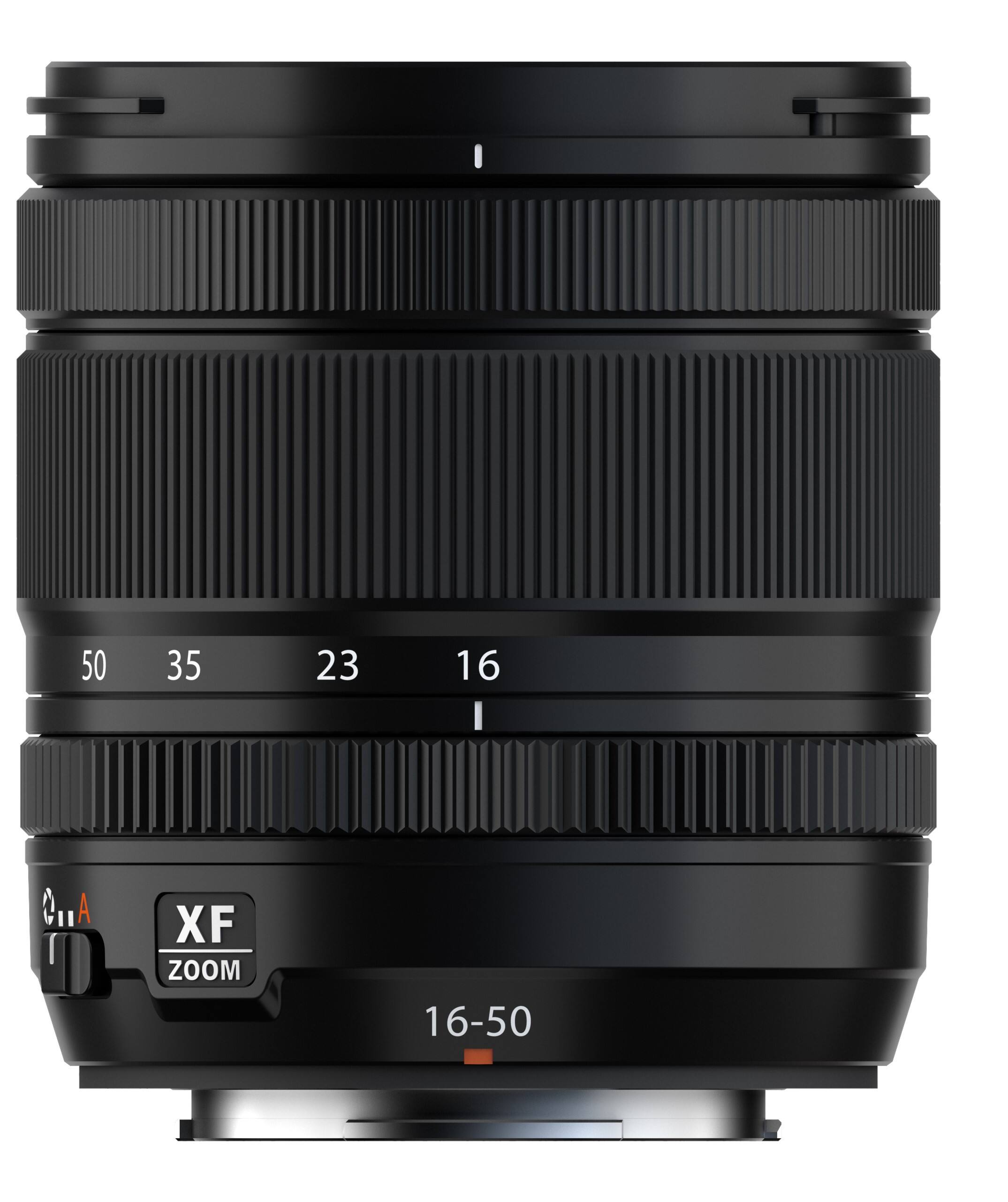 The image features a close-up of a zoom lens, which is a type of camera lens designed to provide a wide range of focal lengths. The lens is black and has a white background, allowing the viewer to focus on the lens itself. The lens is a zoom lens, which means it can adjust its focal length to capture different perspectives and distances.