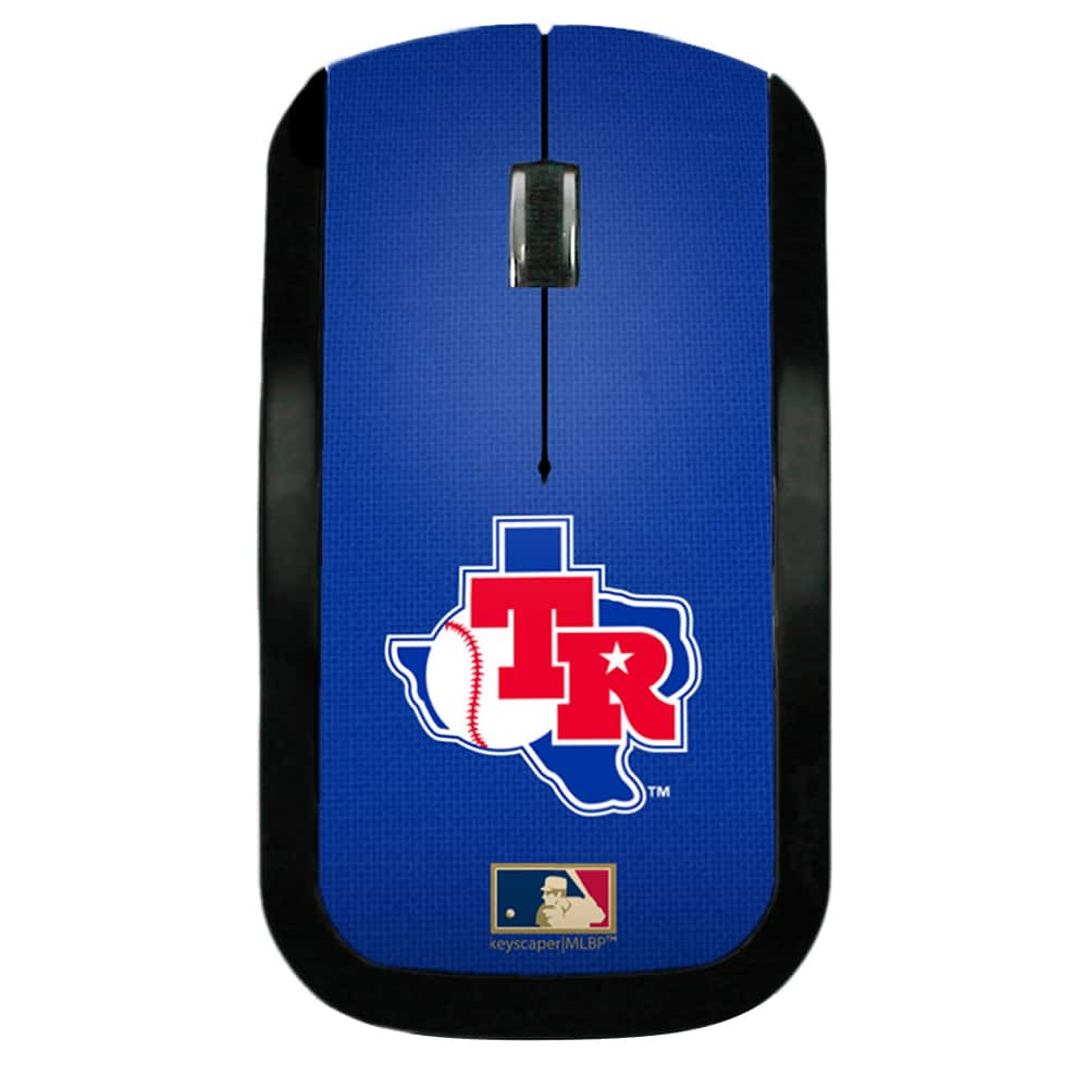 Keyscaper - Texas Rangers 1981-1983 Cooperstown Solid Design Wireless Mouse - Wireless - Multicolor