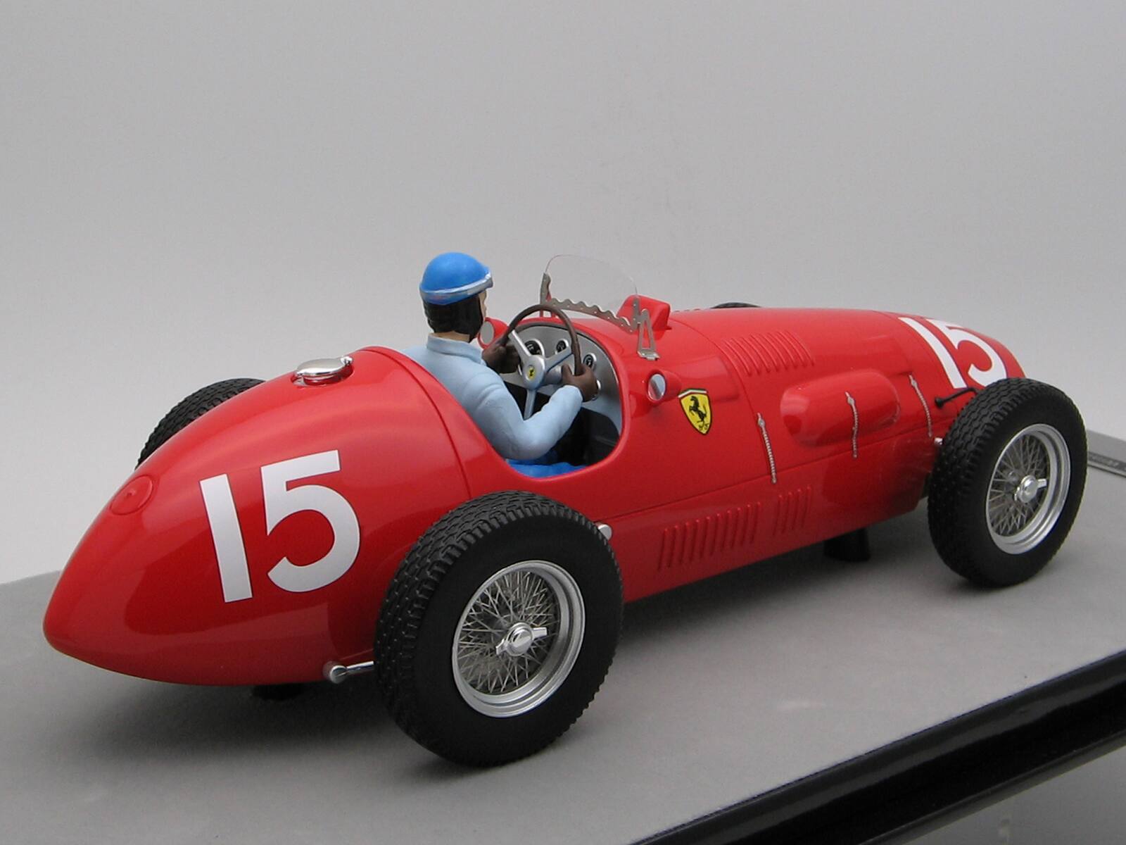 Alt View 1. Tecnomodel - Ferrari 500 #15 Alberto Ascari Winner "F2 England GP" 1952 w/Driver Figure Ltd Ed to 70 pcs 1/18 Model Car by Tecnomodel.