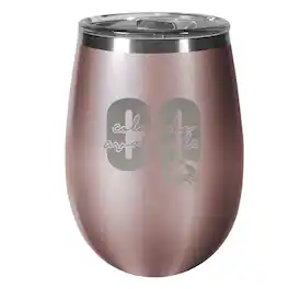 Great American Products - Colorado Avalanche 10oz. Rose Gold Wine Tumbler - Multicolor