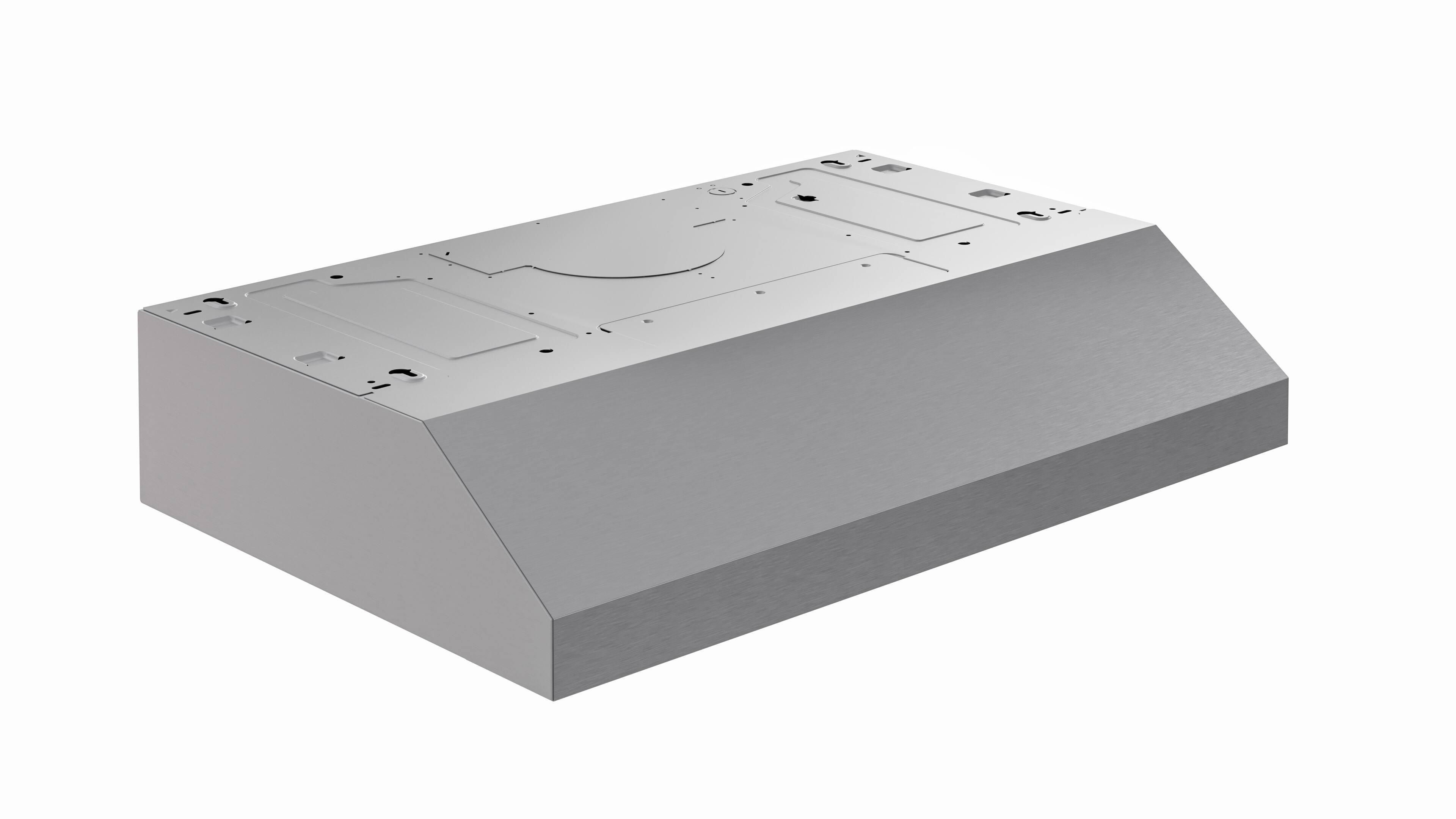 Alt View 1. Broan - Broan-NuTone 30-Inch Under Cabinet Range Hood, ENERGY STAR, 350 Max Blower CFM - Stainless Steel.