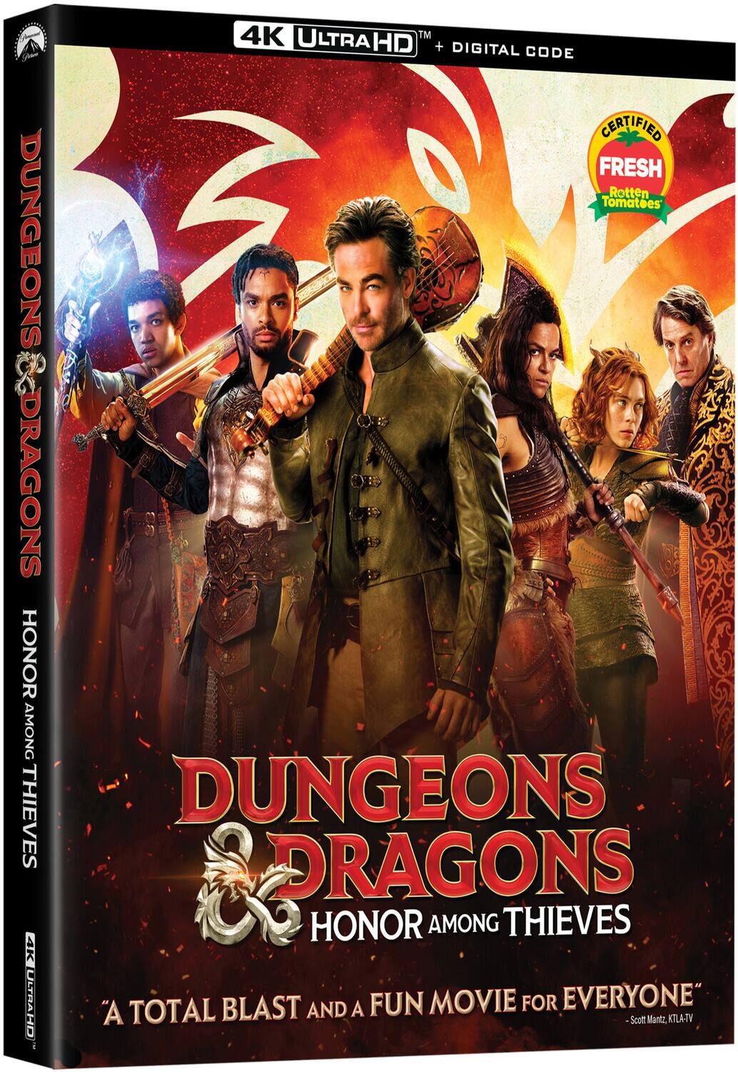 Alt View 1. Dungeons & Dragons: Honor Among Thieves   - 4K Blu-Ray.