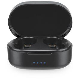 iLive - 10mm Neodymium Driver Truly Wireless Earbuds with Rechargeable Case and Quick Charge, Black, IAEBT40B