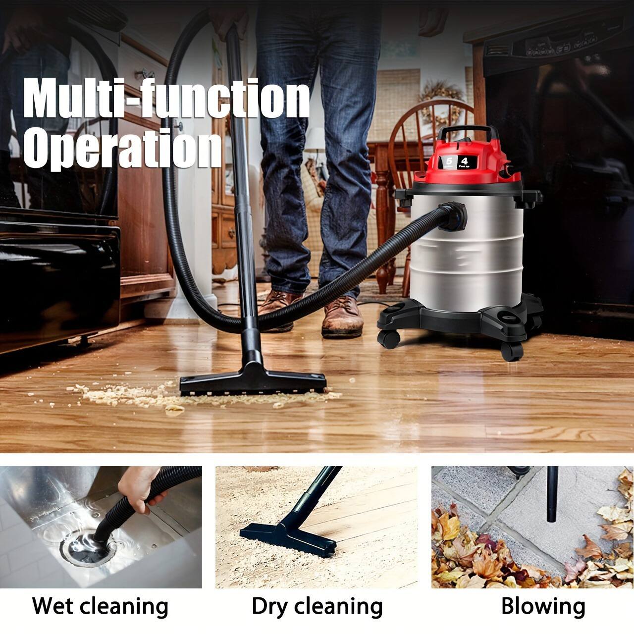 Multi-function Operation

Wet cleaning  
Dry cleaning  
Blowing