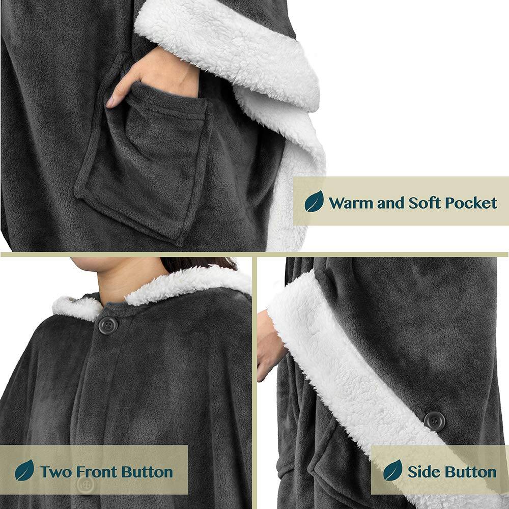 - Warm and Soft Pocket
- Two Front Button
- Side Button