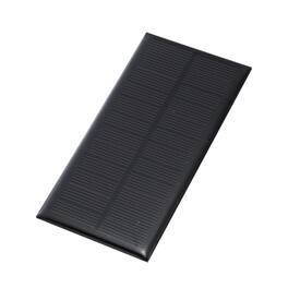 Unique Bargains - 1pc 12V 0.84W 70mA Mini Solar Panels, Small Solar PV Cells for DIY Electric Toy Materials Kits - Black