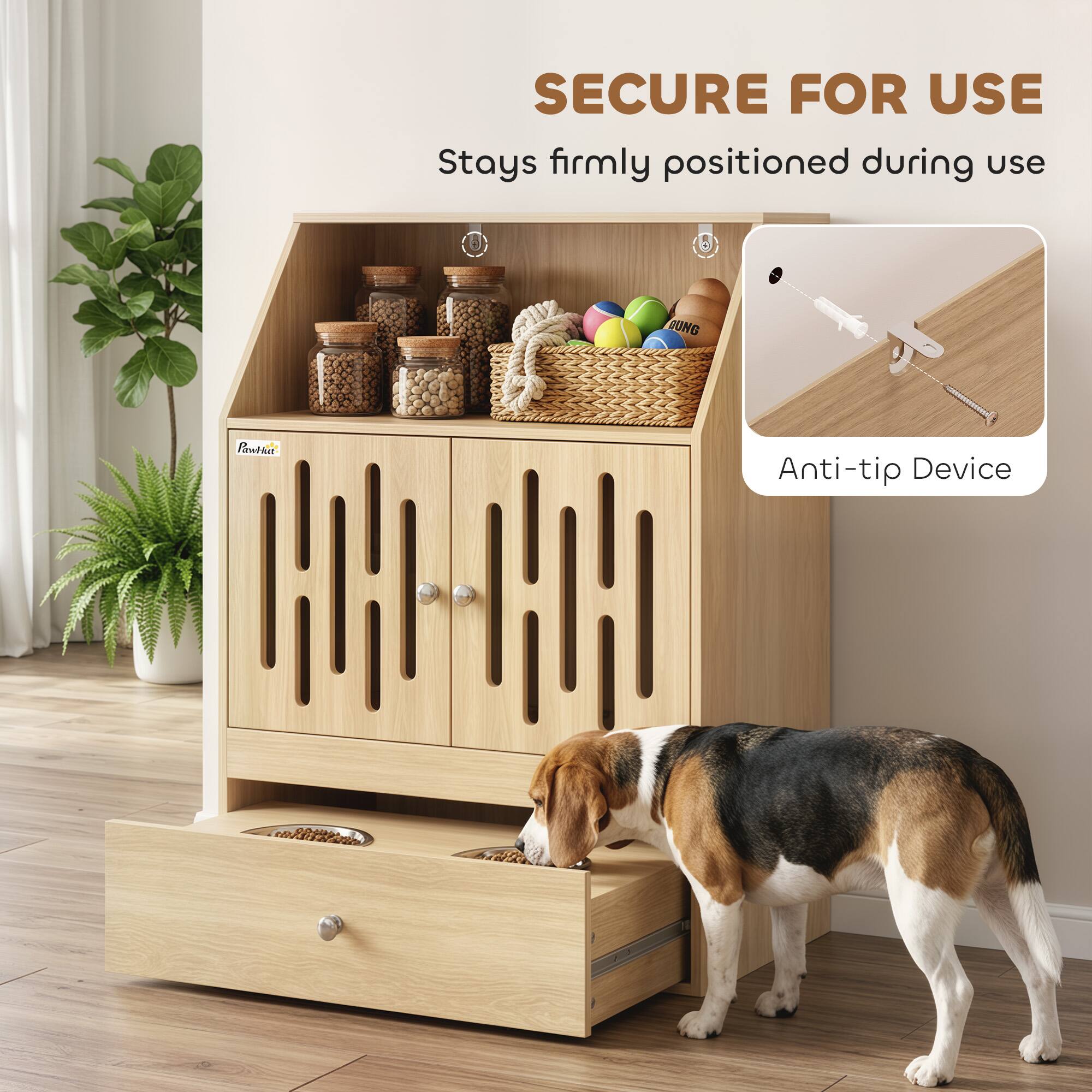 SECURE FOR USE  
Stays firmly positioned during use  

Anti-tip Device