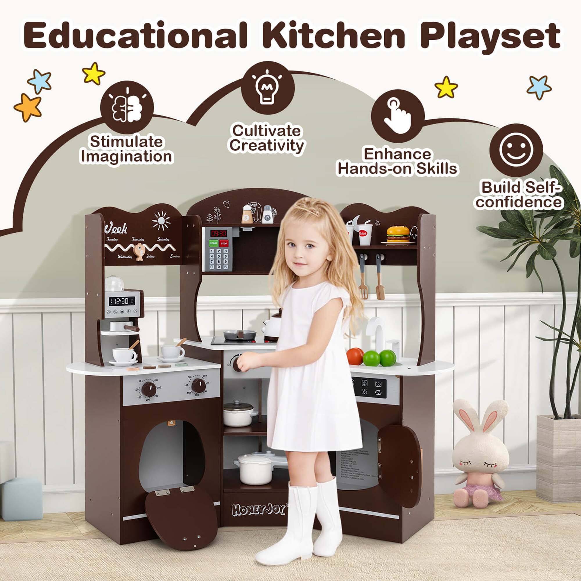 Educational Kitchen Playset
Stimulate Imagination
Cultivate Creativity
Enhance Hands-on Skills
Build Self-confidence
Veek
HONEYJOY