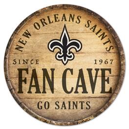 WinCraft - New Orleans Saints 14'' Circular Wood Sign - Multicolor