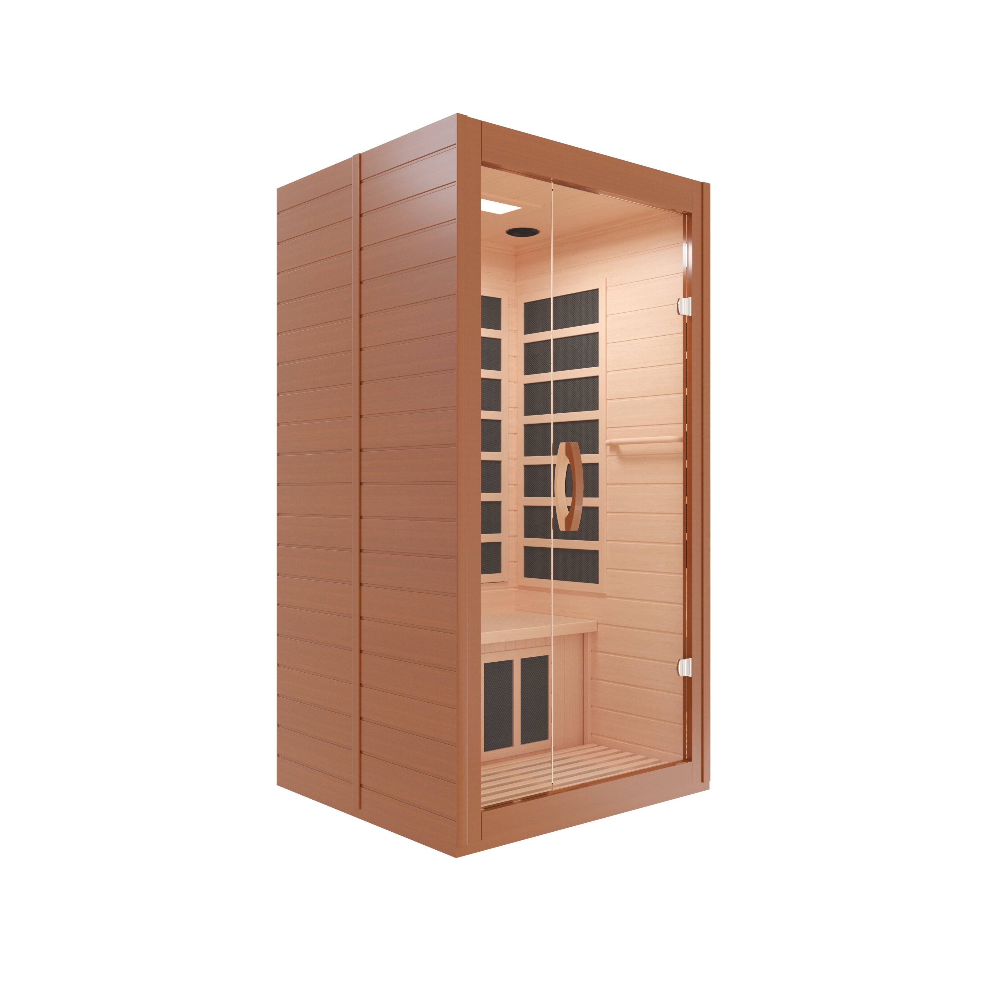 Angle. Westinghouse - Westinghouse Infrared Sauna for 1 person - Brown.